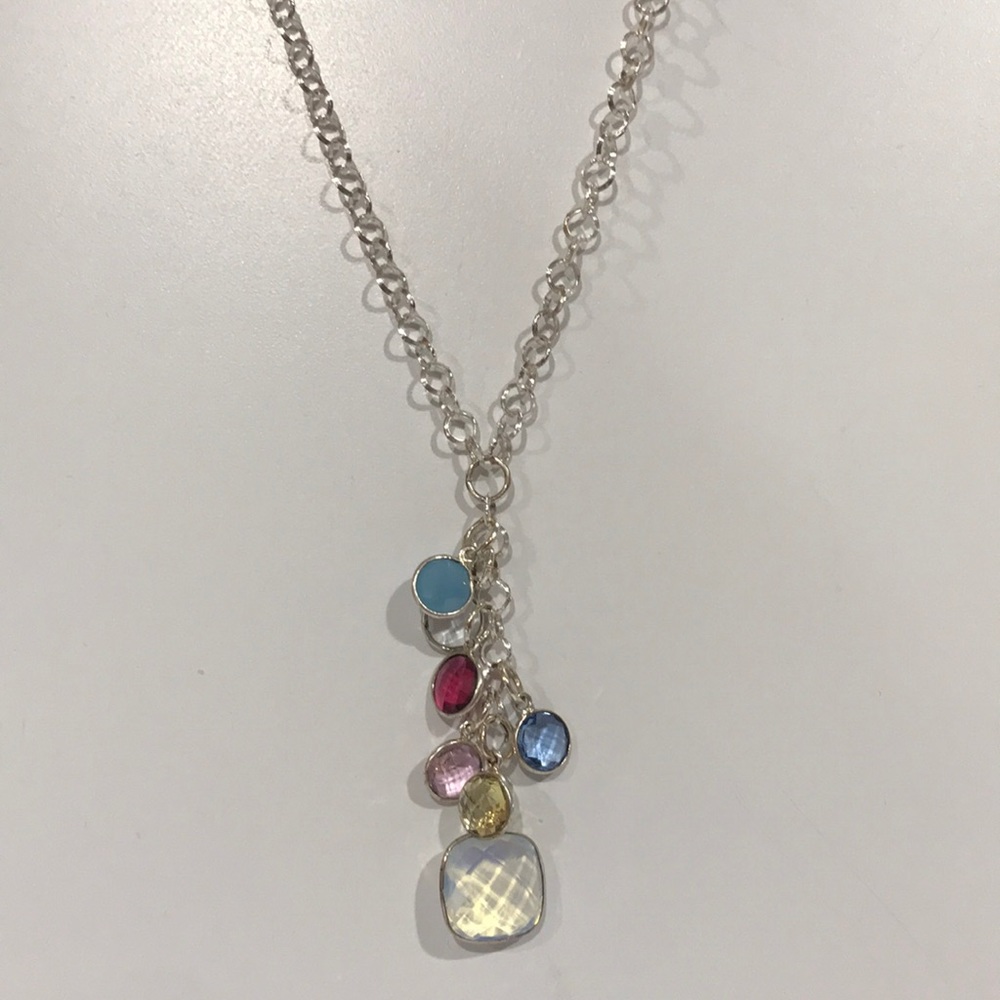 Sterling silver 34 inch necklace - Picture 2 of 2